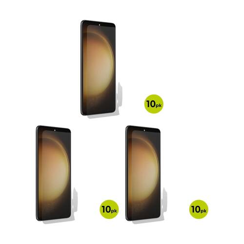 3x 10pc Goobay Screen Protector - Samsung GS24 Tempered Glass Cover Clear