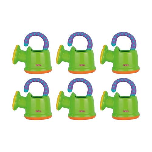 6x Nuby Watering Can Kids Bathtime Water Pouring Childrens Toy Green 6m+
