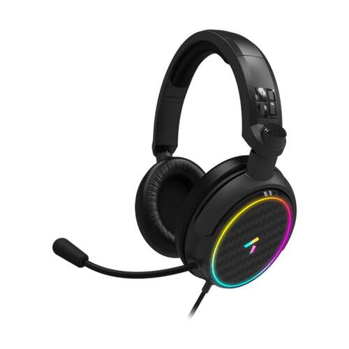 4Gamers C6-100 Multiplatform Compatible Wired Over Ear Gaming Headset 3.5mm Blk