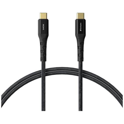 VERBATIM USB-C to 240W Cable Charging Cord W/E-Marker Chip 120cm Black