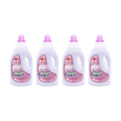 4PK Comfort Fabric Softener 3L Lavender 7 In 1 Fresh Lock Long Lasting Scent