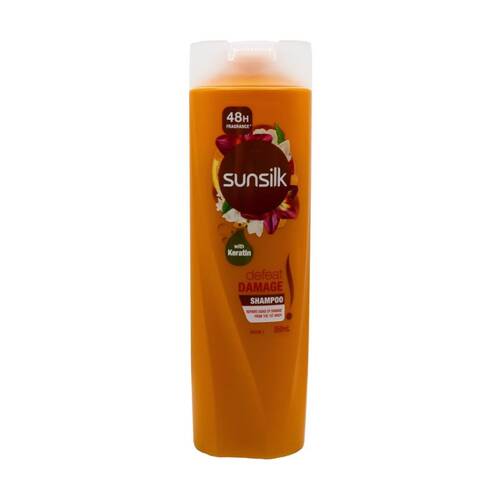 Sunsilk Defeat Damage Keratin & Calcium Repairing Shampoo Bottle 350ml