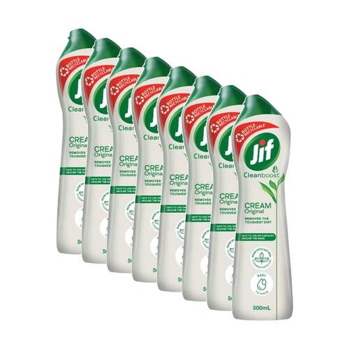 8PK Jif Original Multisurface Cleaning Cream Removes Grime 660mL