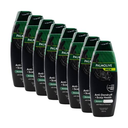 8PK Palmolive Men Shampoo Conditioner Anti Dandruff Licorice Root 350mL