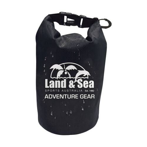 Land & Sea Sports Australia Personal Dry Bag Waterproof Seal 1.5L Black