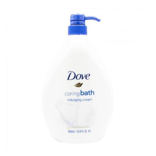 Dove Caring Bath Indulging Moisturising Cream Body Wash 1000ml