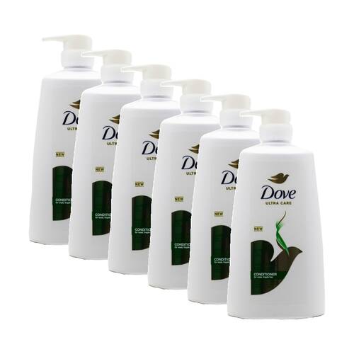 6PK Dove Ultra Care Hair Fall Rescue Anti-Breakage Conditioner Pump Bottle 660ml
