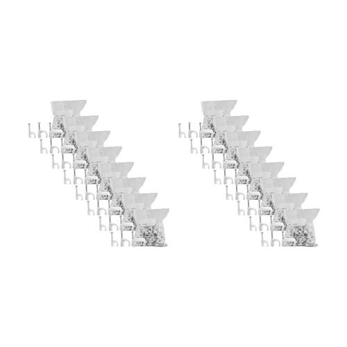 16x 100pc 6mm Cable Clip To Suit Rg59 Round White RG59