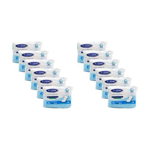 12x 14pc Real Care Bladder Weakness Pads Normal Absorbency Level 3 Men Women