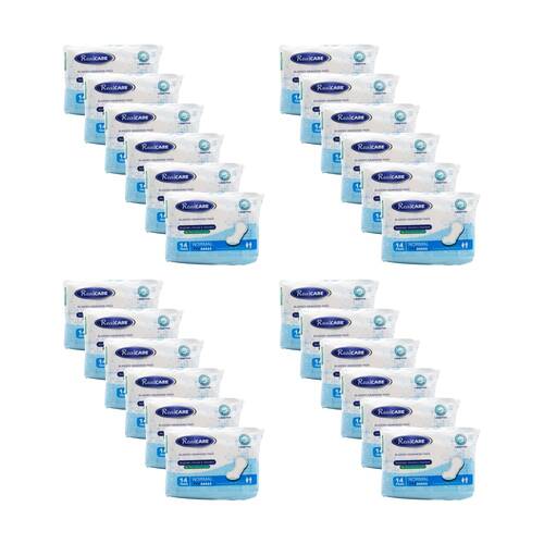 24x 14pc Real Care Bladder Weakness Pads Normal Absorbency Level 3 Men Women
