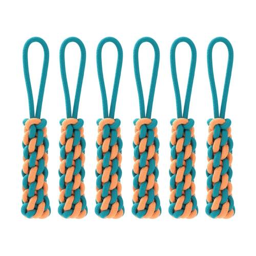 6PK Paws And Claws Rope Chew Pet Dog Toy Durable Knotted Assorted 29cm 110g