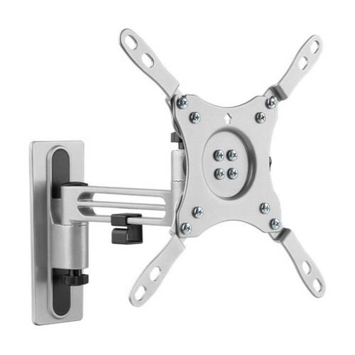 Goobay Carvan TV Mount 230mm 13-32 Lockable Wall Bracket - Silver