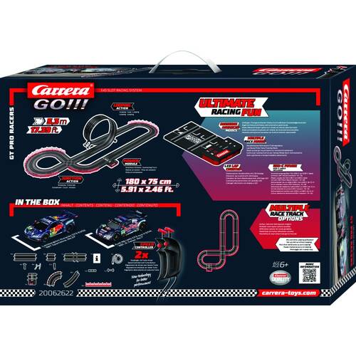 Carrera 5.3m Red Bull GT3 Slot Racing Track Set Fun Play Kids 6y+