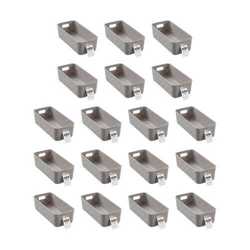 18PK Boxsweden Diamond Quilt Tray Home Organiser Storage Container 27.5x13x8.4cm
