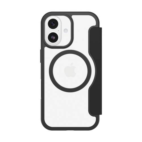 OtterBox React Folio MagSafe Mobile Phone Case for iPhone 17 Black Crystal