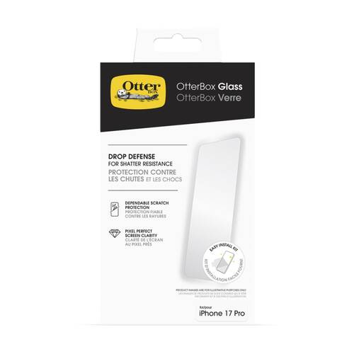 OtterBox Mobile Phone Screen Protector for iPhone 17 Pro Glass