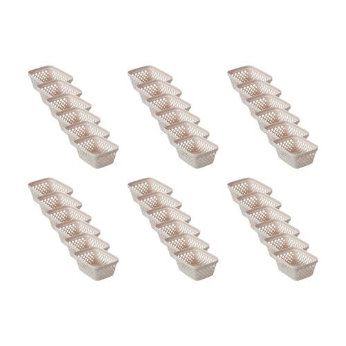 36x 2pc Boxsweden Diamond Tray Home Organiser Storage Container 15.5x11.5x6.5cm
