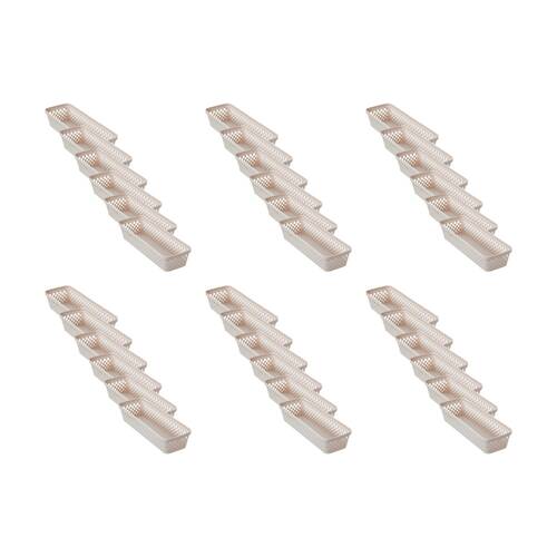 36PK Boxsweden Diamond Tray Home Organiser Storage Container 33x11x6.5cm