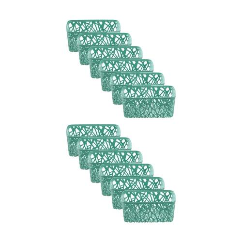 12PK Boxsweden Vine Basket Home Organiser Storage Container Assorted 5.5L