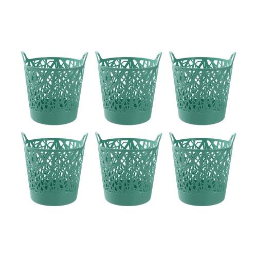 6PK Boxsweden Vine Basket Home Organiser Storage Container Assorted 42L