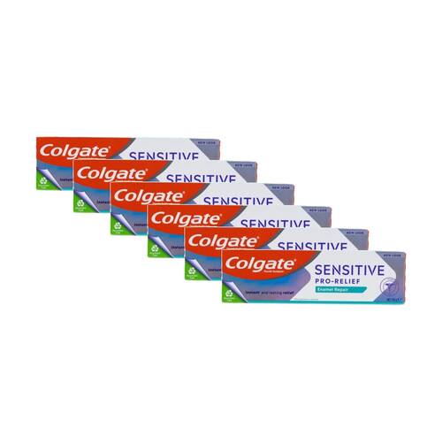 6PK Colgate Sensitive Pro-Relief Tooth Enamel Repair Toothpaste 110g
