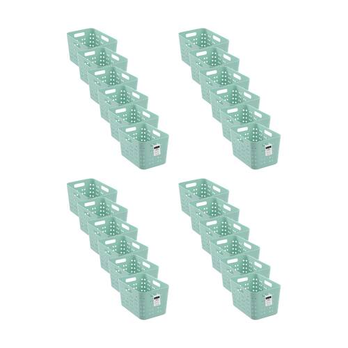 24PK Boxsweden Aeris Basket Home Organiser Storage Container Assorted 4.5L