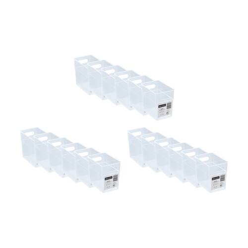 18PK Boxsweden Nova Home/Office Plastic Storage Container 1.5L 15x10x14cm