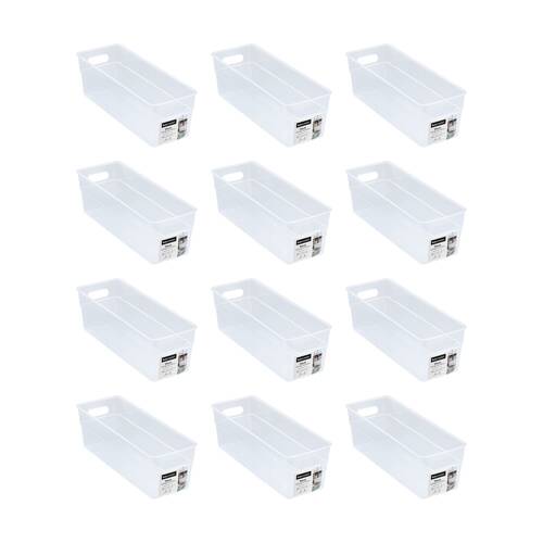12PK Boxsweden Nova Home/Office Plastic Storage Container 1.8L 28x10x9.5cm