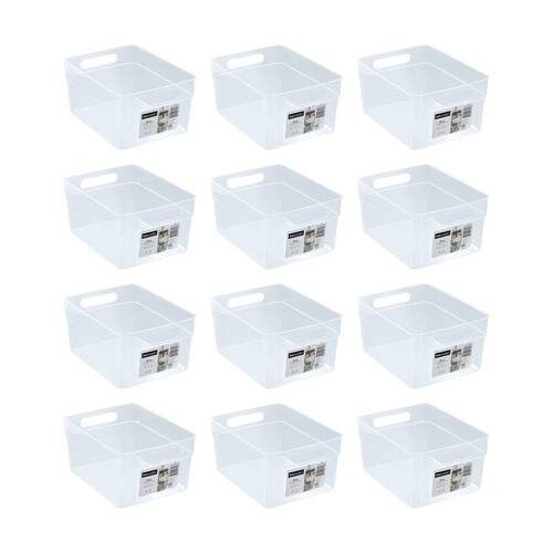 12PK Boxsweden Nova Home/Office Plastic Storage Container 7L 28x22.5x14.5cm