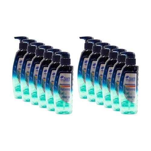 12PK Head & Shoulders Professional Severe Dandruff Anti-Dandruff Shampoo 300ml