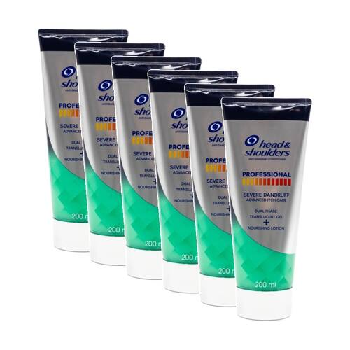6PK Head & Shoulders Anti Dandruff Advanced Itch Care Hair Conditioner 200ml