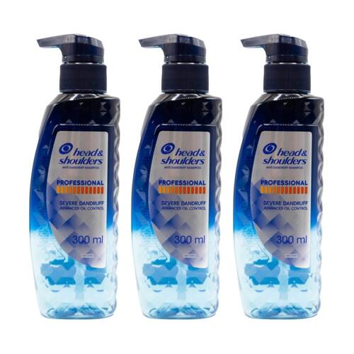 3PK Head & Shoulders Anti-Dandruff Shampoo Severe Dandruff Advanced Oil Control