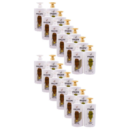 12pc Pantene Daily Moisture Renewal Shampoo & Conditioner Set 900ml Assorted