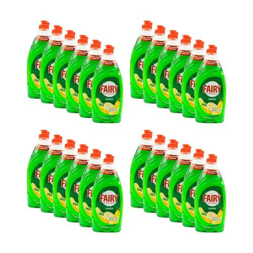 24PK Fairy Ultra Concentrate Dishwashing Liquid Bottle 495ml Original Lemon