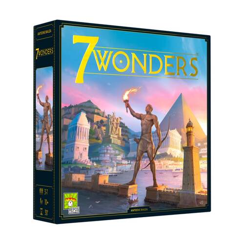 Asmodee 7 Wonders Card Game 3-7 Players 30+ Minute Play 10y+