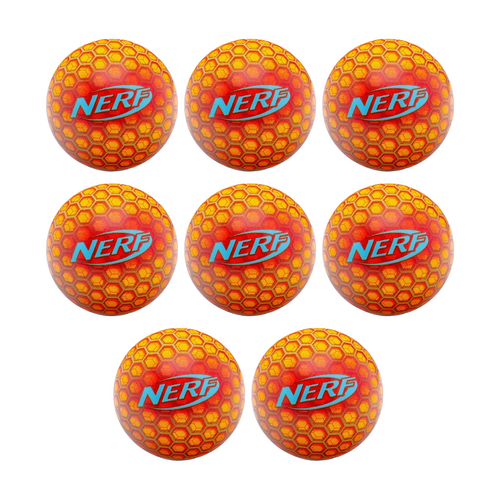 4x 2pc Nerf Super Bounce Ball Foam Sports Toy for Active Play Assorted