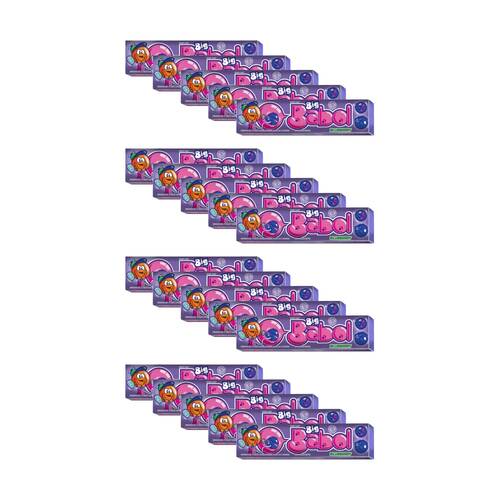 20PK Chupa Chups Big Babol Blueberry 20g Party Favours Candy/Lollies/Gummies