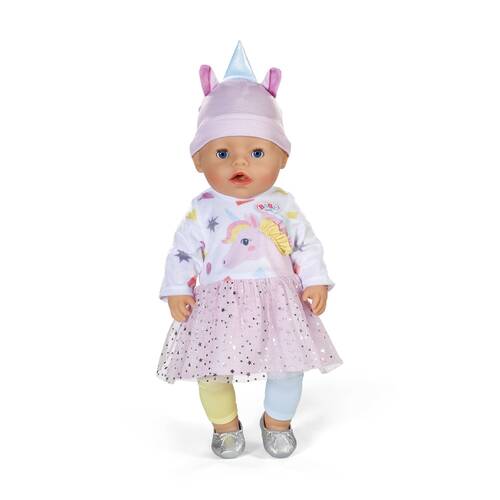 Baby Born Emma in Unicorn Style 43cm Doll & Accessories Kids/Toddler Toy 3y+