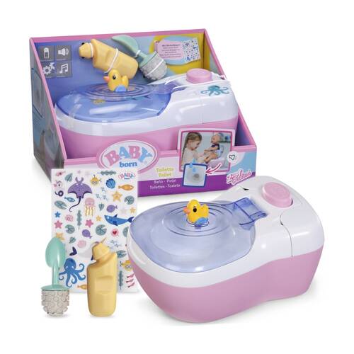 Baby Born Toilet for Doll Kids Toy Playset Kids/Toddler 3y+