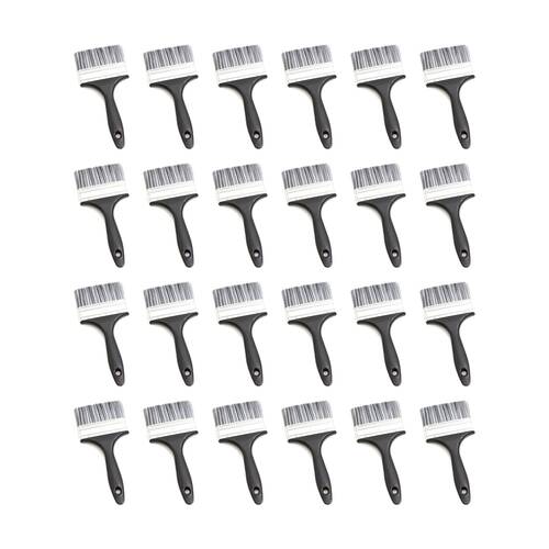 24PK Tacco Paint Brush Wide 50mm 22cm Kids Classroom Art Supplies 3y+ Black