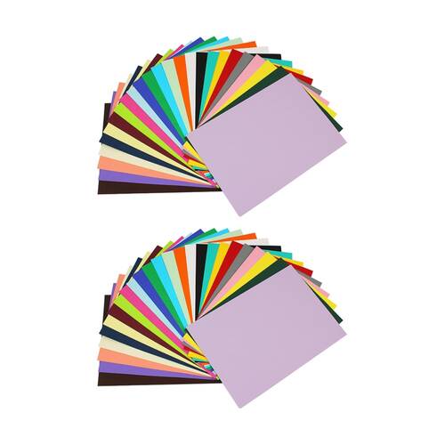 2x 100pc Tacco Coloured Cardboard A4 220gsm Sheets 3y+ Multicolour