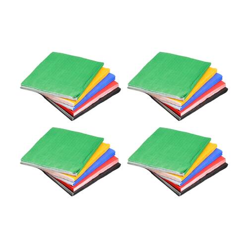 4x 100pc Tacco Coloured Tissue Paper 325x325cm Sheets 3y+ Multicolour