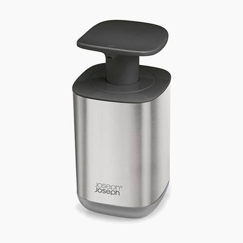 Joseph Joseph Presto Steel Soap Dispenser Grey 350ml Easy-Push Pump
