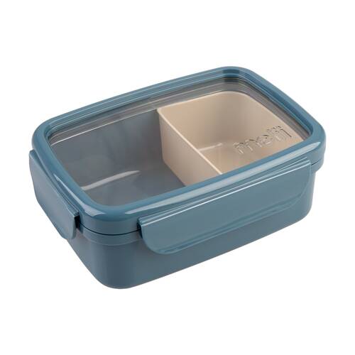 Melii Bento Lunch Box Container W/ Removable Insert Blue Mint 880ml