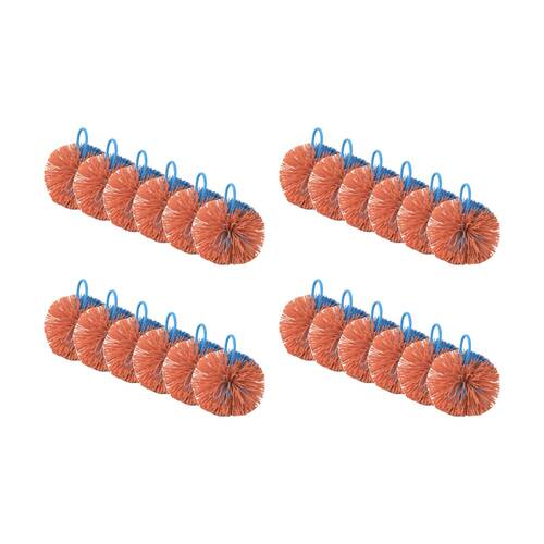 24PK Vivaio Happy Soft Sensory Ball Tactile Stress Relief 3y+ Orange/Blue