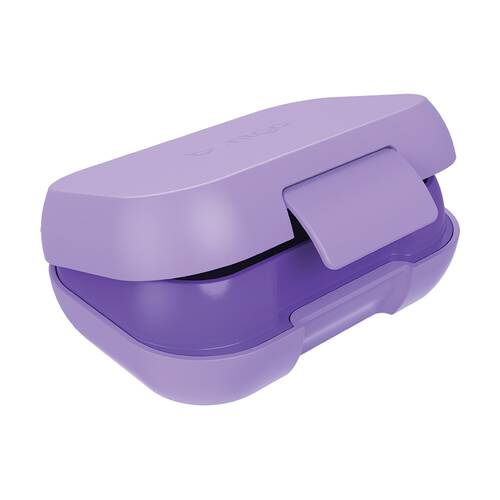Bentgo Snack Container Leakproof Kid Friendly 1.5 Cup Capacity Purple