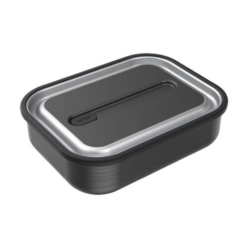 Bentgo Microsteel Lunch Box 5 Cup Leakproof Container Carbon Black 1200ml