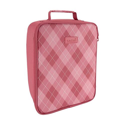 Sachi XL Junior Insulated School Food Lunch Bag Pretty Pink 24.5x11x30.5cm