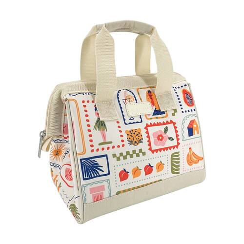 Sachi Insulated Style 34 School Food Lunch Bag Summer Escape 24x17x22cm