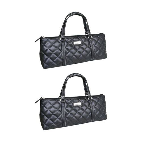 2PK Sachi Insulated Leak-Proof Lining Wine Purse Leopard Natural 36x9x15cm